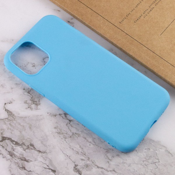 Силіконовий чохол Candy для Apple iPhone 13 mini (5.4") Блакитний Силіконовий чохол Candy для Apple iPhone 13 mini (5.4") Блакитний