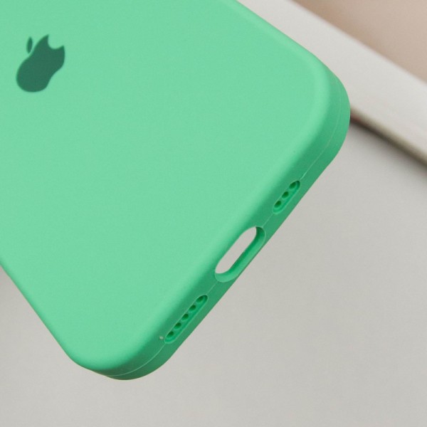 Чохол Silicone Case Full Protective (AA) для Apple iPhone 13 Pro (6.1") Зелений / Spearmint Чохол Silicone Case Full Protective (AA) для Apple iPhone 13 Pro (6.1") Зелений / Spearmint