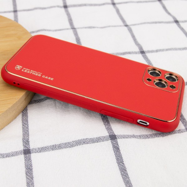 Шкіряний чохол Xshield для Apple iPhone 11 Pro (5.8") Червоний / Red