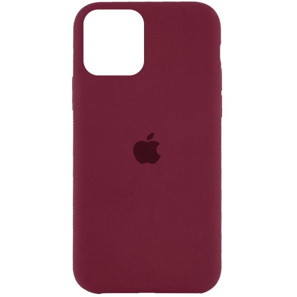 Чехол Silicone Case (AA) для Apple iPhone 11 Pro (5.8") Бордовый / Plum