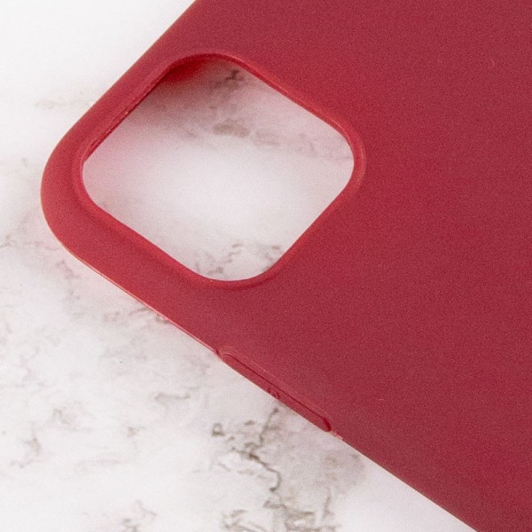 Силіконовий чохол Candy для Apple iPhone 11 Pro Max (6.5") Бордовий