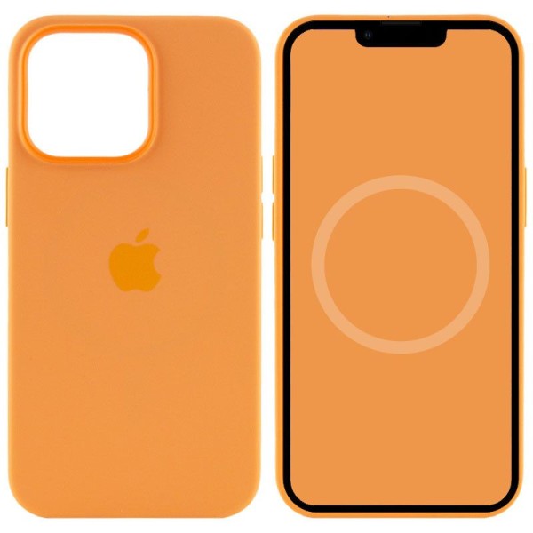 Чохол-накладка iPhone 13 mini Apple Silicone Case with Animation & MagSafe Marigold