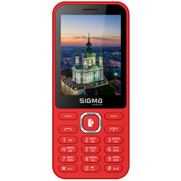 Телефон Sigma Mobile X-Style 31 Type-C Power Red