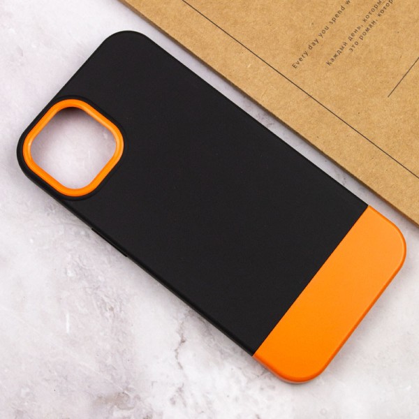 Чохол TPU+PC Bichromatic для Apple iPhone 12 Pro / 12 (6.1") Black / Orange Чохол TPU+PC Bichromatic для Apple iPhone 12 Pro / 12 (6.1") Black / Orange