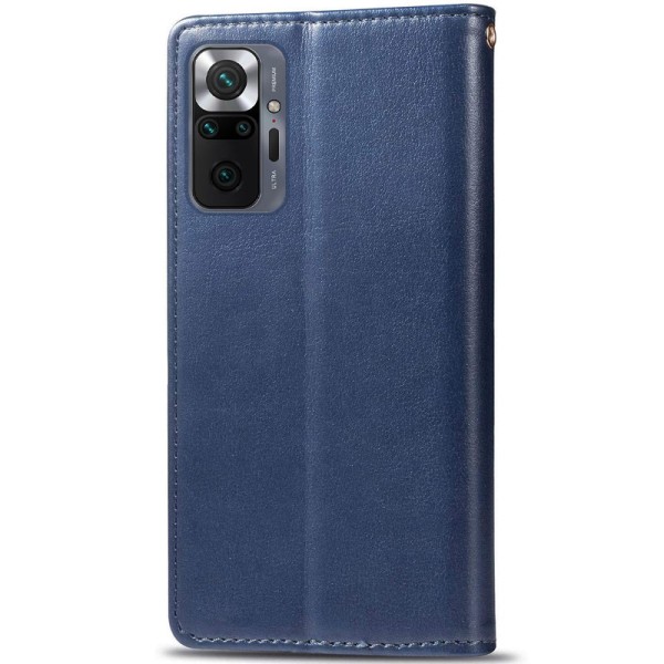 Шкіряний чохол книжка GETMAN Gallant (PU) для Xiaomi Redmi Note 10 Pro / 10 Pro Max Синій Шкіряний чохол книжка GETMAN Gallant (PU) для Xiaomi Redmi Note 10 Pro / 10 Pro Max Синій