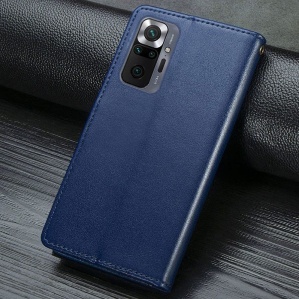 Шкіряний чохол книжка GETMAN Gallant (PU) для Xiaomi Redmi Note 10 Pro / 10 Pro Max Синій Шкіряний чохол книжка GETMAN Gallant (PU) для Xiaomi Redmi Note 10 Pro / 10 Pro Max Синій