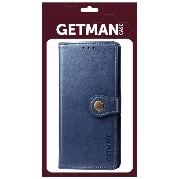 Шкіряний чохол книжка GETMAN Gallant (PU) для Xiaomi Redmi Note 10 Pro / 10 Pro Max Синій Шкіряний чохол книжка GETMAN Gallant (PU) для Xiaomi Redmi Note 10 Pro / 10 Pro Max Синій