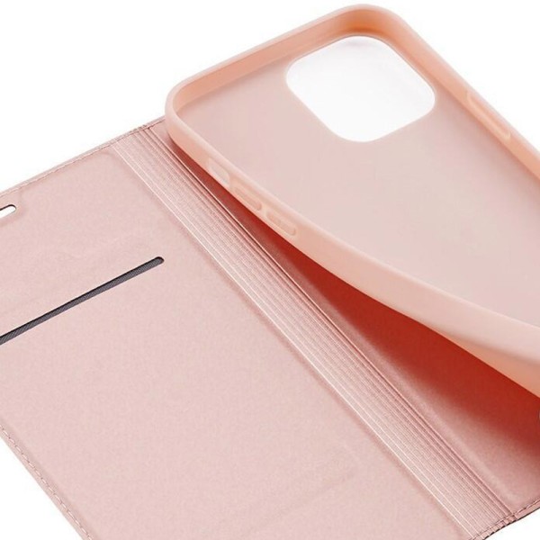 Чохол-книжка Dux Ducis з кишенею для візиток для Apple iPhone 13 Pro Max (6.7") Rose Gold
