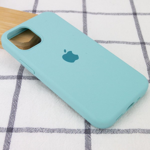 Чохол Silicone Case Full Protective (AA) для Apple iPhone 13 Pro (6.1") Бірюзовий / Marine Green Чохол Silicone Case Full Protective (AA) для Apple iPhone 13 Pro (6.1") Бірюзовий / Marine Green