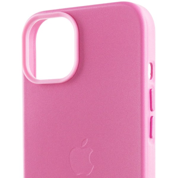 Шкіряний чохол Leather Case (AA Plus) with MagSafe для Apple iPhone 13 (6.1") Pollen Шкіряний чохол Leather Case (AA Plus) with MagSafe для Apple iPhone 13 (6.1") Pollen