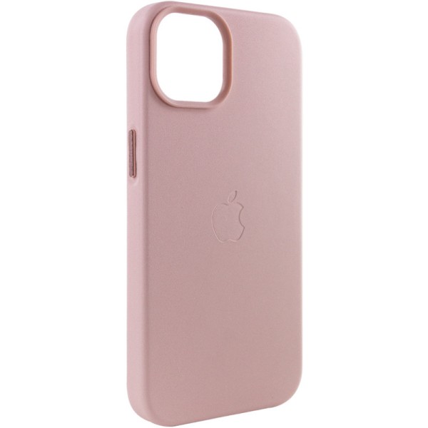 Шкіряний чохол Leather Case (AA Plus) with MagSafe для Apple iPhone 14 (6.1") Sand Pink Шкіряний чохол Leather Case (AA Plus) with MagSafe для Apple iPhone 14 (6.1") Sand Pink