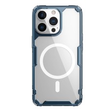TPU чохол Nillkin Nature Pro Magnetic для Apple iPhone 13 Pro (6.1") Синій (прозорий)