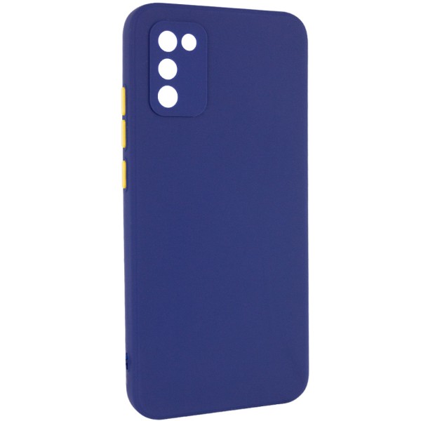 Чехол TPU Square Full Camera для Samsung Galaxy A03s Синий
