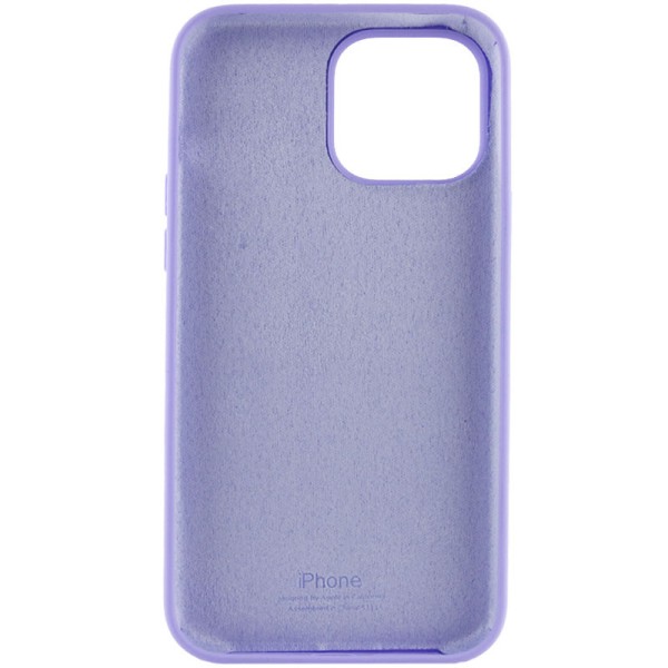 Чохол Silicone Case Full Protective (AA) для Apple iPhone 14 Plus (6.7") Бузковий / Dasheen Чохол Silicone Case Full Protective (AA) для Apple iPhone 14 Plus (6.7") Бузковий / Dasheen
