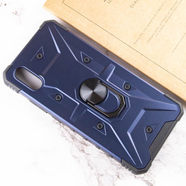 Ударостійкий чохол Pathfinder Ring для Xiaomi Redmi 9A Синій / Navy Ударостійкий чохол Pathfinder Ring для Xiaomi Redmi 9A Синій / Navy