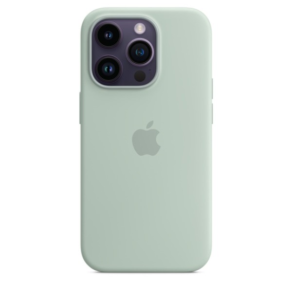 Чохол-накладка iPhone 14 Pro Apple Silicone Case 1:1 with MagSafe Succulent