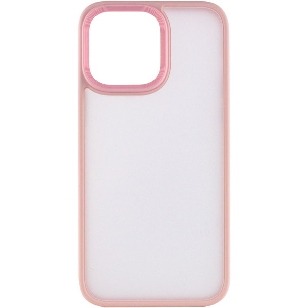 TPU+PC чохол Metal Buttons для Apple iPhone 13 Pro Max (6.7") Рожевий