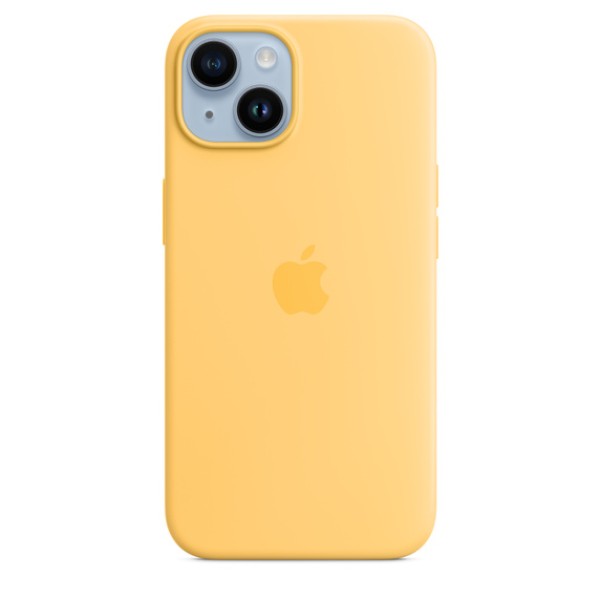 Чохол-накладка iPhone 14 Apple Silicone Case 1:1 with MagSafe Sunflower