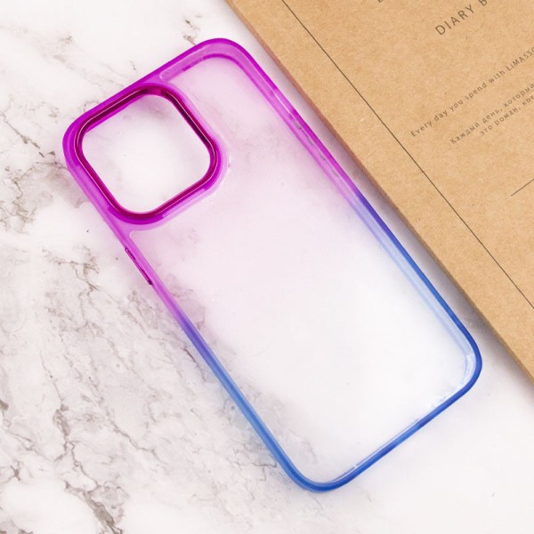 Чохол TPU+PC Fresh sip series для Apple iPhone 13 Pro Max (6.7") Синій / Фіолетовий Чохол TPU+PC Fresh sip series для Apple iPhone 13 Pro Max (6.7") Синій / Фіолетовий