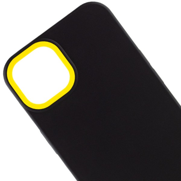 Чохол TPU+PC Bichromatic для Apple iPhone 12 Pro / 12 (6.1") Black / Yellow