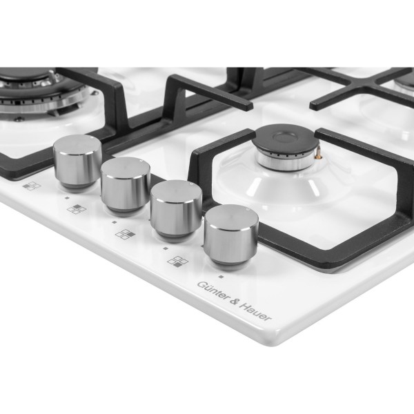 Газова варильна поверхня Gunter & Hauer GH 608 W Газова варильна поверхня Gunter & Hauer GH 608 W