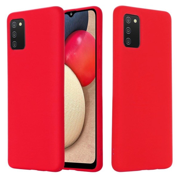 Чохол-накладка Samsung A02s (A025-2021) Silicone Case Candy Red