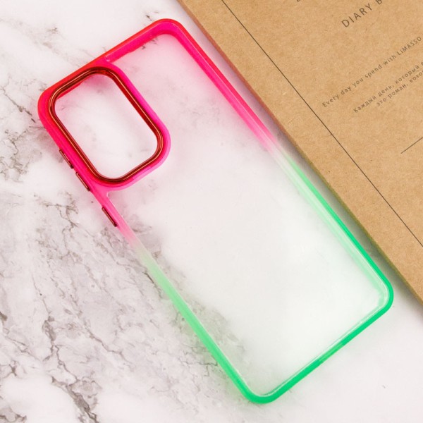 Чохол TPU+PC Fresh sip series для Xiaomi Redmi Note 11 Pro 4G/5G / 12 Pro 4G Салатовий / Рожевий Чохол TPU+PC Fresh sip series для Xiaomi Redmi Note 11 Pro 4G/5G / 12 Pro 4G Салатовий / Рожевий