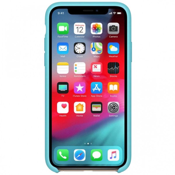 Чохол Silicone Case without Logo (AA) для Apple iPhone 11 Pro (5.8") Блакитний / Ice Blue Чохол Silicone Case without Logo (AA) для Apple iPhone 11 Pro (5.8") Блакитний / Ice Blue