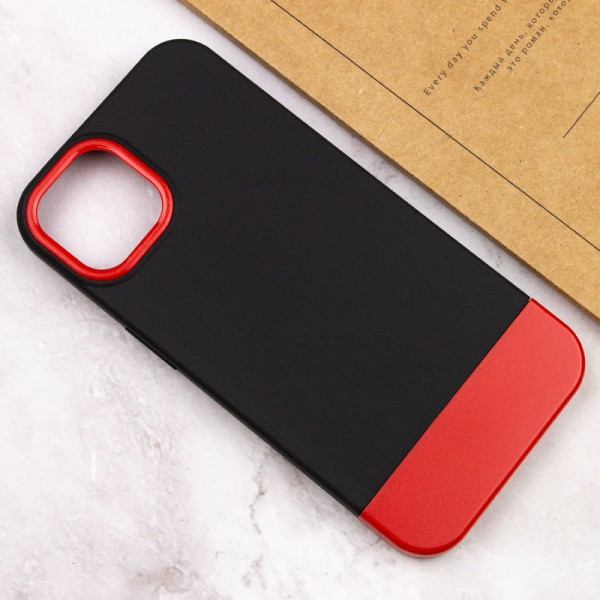 Чохол TPU+PC Bichromatic для Apple iPhone 13 (6.1") Black / Red