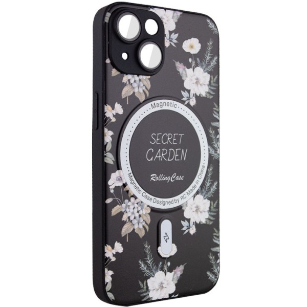 TPU+PC чохол Secret Garden with MagSafe для Apple iPhone 14 (6.1") Black TPU+PC чохол Secret Garden with MagSafe для Apple iPhone 14 (6.1") Black
