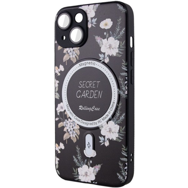TPU+PC чохол Secret Garden with MagSafe для Apple iPhone 14 (6.1") Black TPU+PC чохол Secret Garden with MagSafe для Apple iPhone 14 (6.1") Black