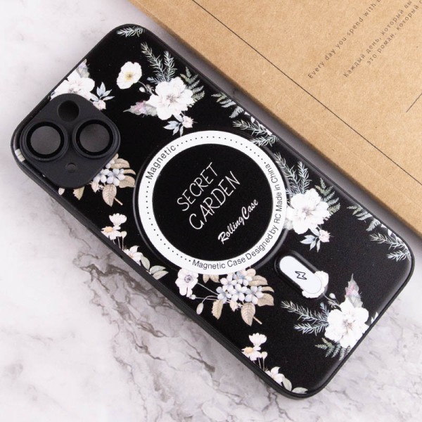 TPU+PC чохол Secret Garden with MagSafe для Apple iPhone 14 (6.1") Black TPU+PC чохол Secret Garden with MagSafe для Apple iPhone 14 (6.1") Black