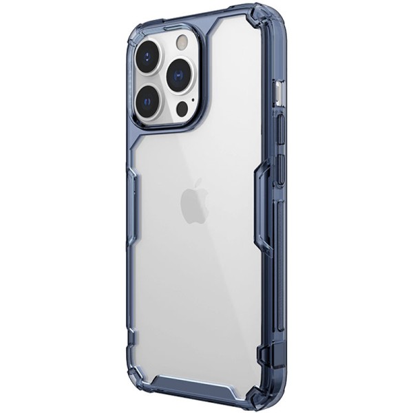 TPU чохол Nillkin Nature Pro Series для Apple iPhone 13 Pro (6.1") Синій (прозорий)