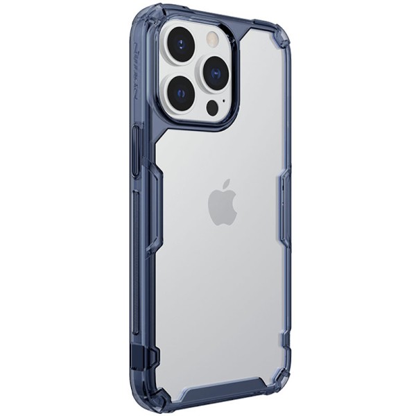 TPU чохол Nillkin Nature Pro Series для Apple iPhone 13 Pro (6.1") Синій (прозорий)
