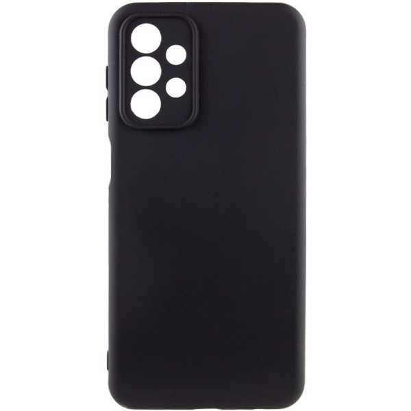Чехол Silicone Cover Lakshmi Full Camera (A) для Samsung Galaxy A23 4G Черный / Black