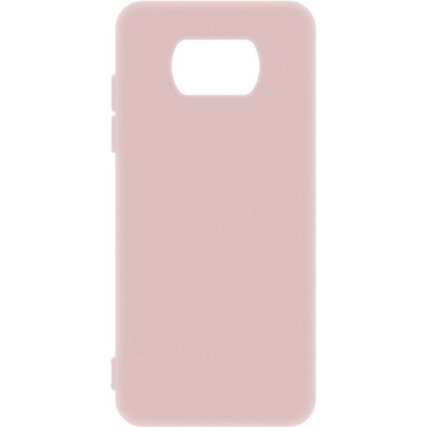 Чехол-накладка Xiaomi Pocophone X3 Jelly Silicone Case Pink Sand (19)