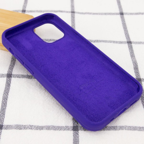 Чохол Silicone Case Full Protective (AA) для Apple iPhone 12 Pro Max (6.7") Фіолетовий / Ultra Violet Чохол Silicone Case Full Protective (AA) для Apple iPhone 12 Pro Max (6.7") Фіолетовий / Ultra Violet