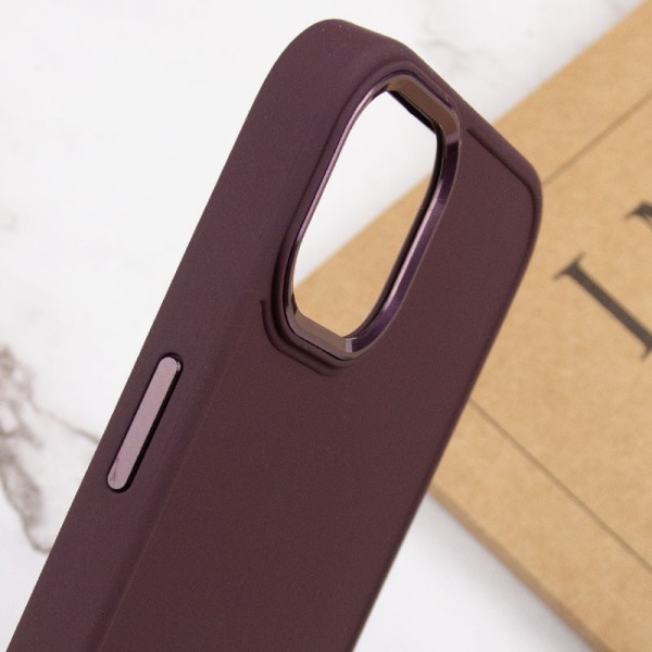 TPU чохол Bonbon Metal Style для Apple iPhone 14 Plus (6.7") Бордовий / Plum TPU чохол Bonbon Metal Style для Apple iPhone 14 Plus (6.7") Бордовий / Plum