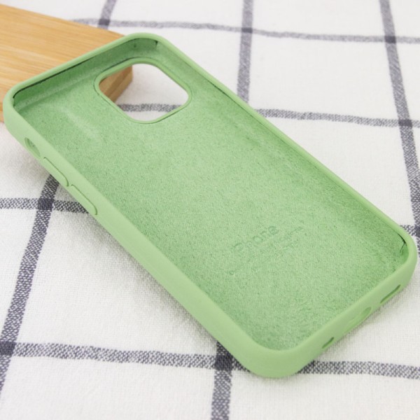 Чохол Silicone Case Full Protective (AA) для Apple iPhone 14 Pro Max (6.7") М'ятний / Mint Чохол Silicone Case Full Protective (AA) для Apple iPhone 14 Pro Max (6.7") М'ятний / Mint