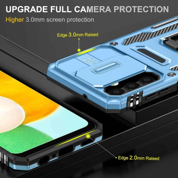 Ударостійкий чохол Camshield Army Ring для Samsung Galaxy A23 4G Блакитний / Light Blue Ударостійкий чохол Camshield Army Ring для Samsung Galaxy A23 4G Блакитний / Light Blue