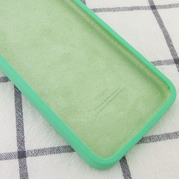 Чохол Silicone Case Square Full Camera Protective (AA) для Apple iPhone 11 (6.1") Зелений / Spearmint Чохол Silicone Case Square Full Camera Protective (AA) для Apple iPhone 11 (6.1") Зелений / Spearmint
