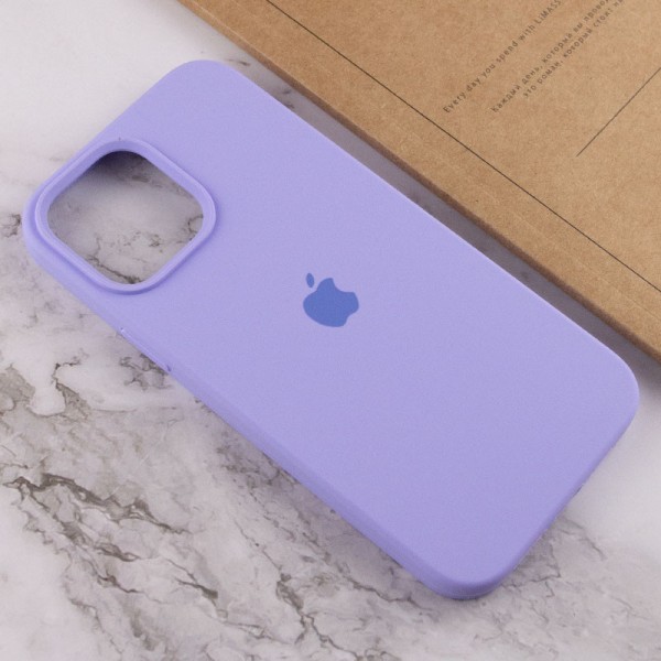 Чохол Silicone Case Full Protective (AA) для Apple iPhone 14 Pro Max (6.7") Бузковий / Dasheen Чохол Silicone Case Full Protective (AA) для Apple iPhone 14 Pro Max (6.7") Бузковий / Dasheen