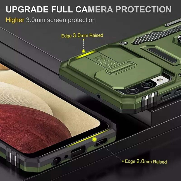 Ударостійкий чохол Camshield Army Ring для Samsung Galaxy M53 5G Оливковий / Army Green