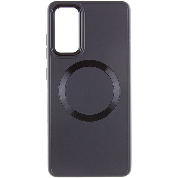 TPU чохол Bonbon Metal Style with MagSafe для Samsung Galaxy A35 Чорний / Black