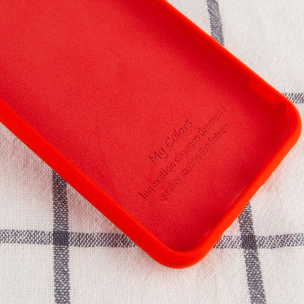 Чехол Silicone Cover My Color Full Protective (A) для Samsung Galaxy A02s Красный / Red Чехол Silicone Cover My Color Full Protective (A) для Samsung Galaxy A02s Красный / Red