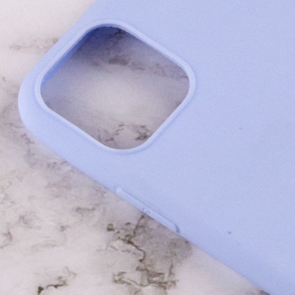 Силіконовий чохол Candy для Apple iPhone 14 Plus (6.7") Блакитний / Lilac Blue