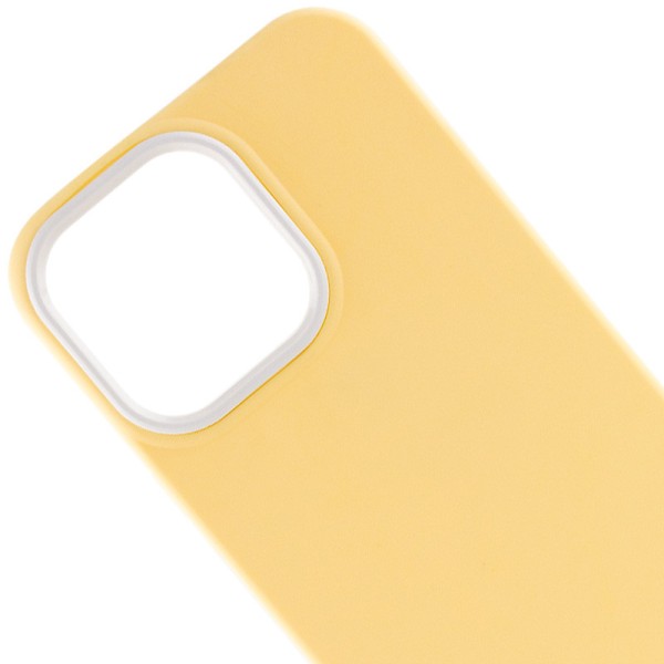 Чохол TPU+PC Bichromatic для Apple iPhone 13 Pro Max (6.7") Creamy-yellow / White Чохол TPU+PC Bichromatic для Apple iPhone 13 Pro Max (6.7") Creamy-yellow / White
