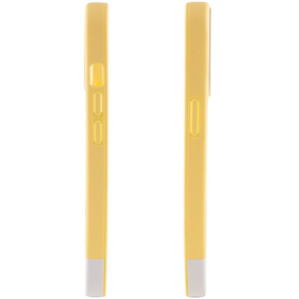 Чохол TPU+PC Bichromatic для Apple iPhone 13 Pro Max (6.7") Creamy-yellow / White Чохол TPU+PC Bichromatic для Apple iPhone 13 Pro Max (6.7") Creamy-yellow / White