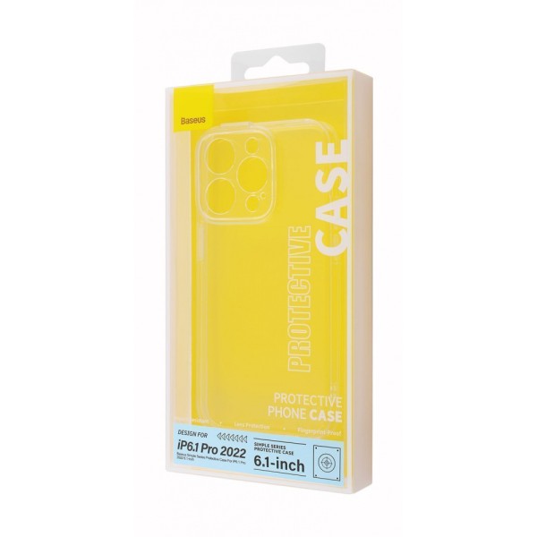Чохол-накладка iPhone 14 Pro Baseus Simple Series Case Transparent Чохол-накладка iPhone 14 Pro Baseus Simple Series Case Transparent