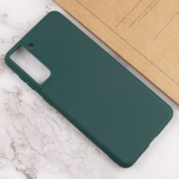 Силіконовий чохол Candy для Samsung Galaxy S21+ Зелений / Forest green Силіконовий чохол Candy для Samsung Galaxy S21+ Зелений / Forest green